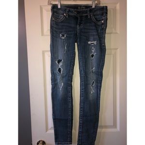 Ripped Tuesday fit Silver Jeans